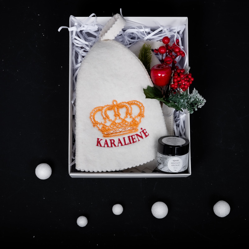 Gift set in a gift box LIGHT KINGS. Caps and menthol crystals