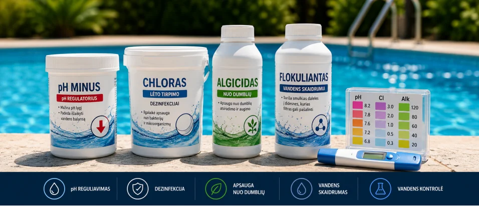 5 Essential Pool Chemicals