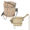 Sauna shower buckets