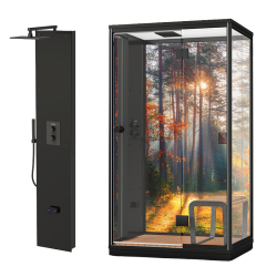 Showers and shower cabins