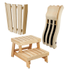 Sauna wood products