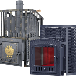 GEFEST woodburning sauna stoves with grid