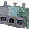 GEFEST woodburning sauna stoves with stone finish