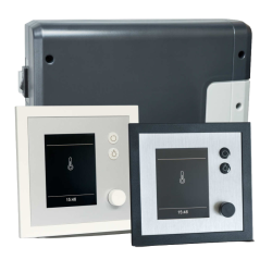 Infrared sauna control panels