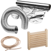 Materials for sauna installation