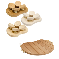 Sauna headrests, seats