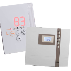 Sauna control panels for infrared saunas