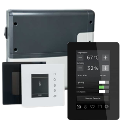 Sauna control units for steam heaters