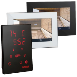 Control panels for traditional sauna stoves