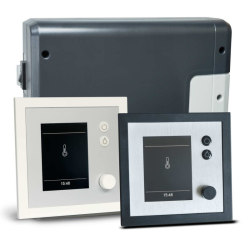 Infrared sauna control panels