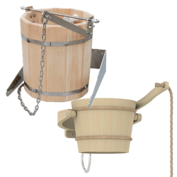 Sauna shower buckets