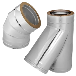 Sauna chimney (double walls)