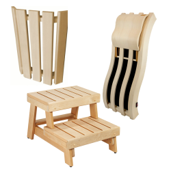 Sauna wood products