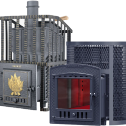 GEFEST woodburning sauna stoves with grid