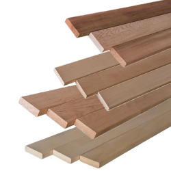 Wood for sauna benches