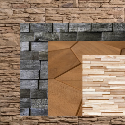 Decorative materials for sauna