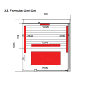 Infrared cabin - HARVIA Onyx One - 4