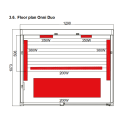 Infrared cabin - HARVIA Onyx Duo - 2