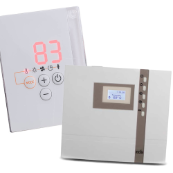 Sauna control panels for infrared saunas
