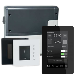 Sauna control units for steam heaters