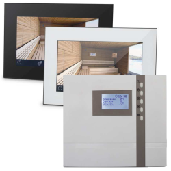 Sauna control panels for steam generators