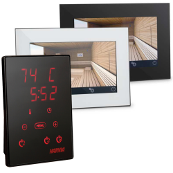 Control panels for traditional sauna stoves