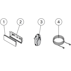 Spare parts for sauna control panels