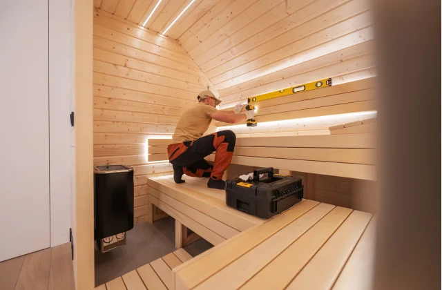 How to install a sauna?