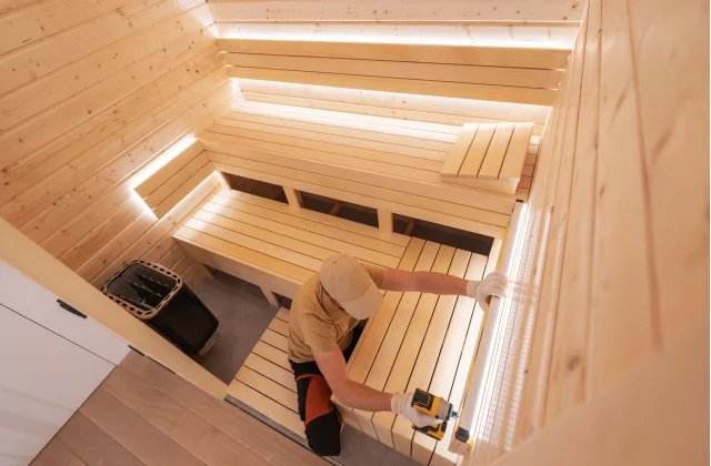 Sauna installation