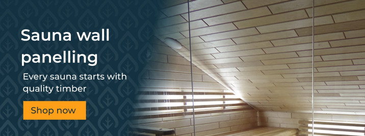 Sauna wall panelling