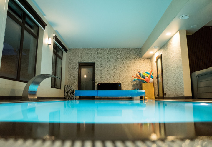 Swimming pool and saunas in the homestead "Vila Kalniškiai"