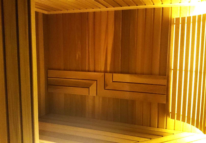 Cedar Wood Sauna with Steam Function