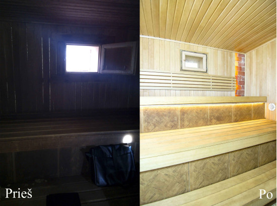 Renovation of steam bath in "Agluona" - Rennovations