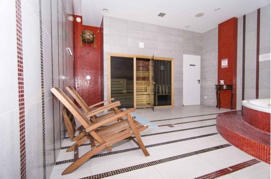 Sauna with Himalayan salt in sport and welness centre OAZIS - Other projects
