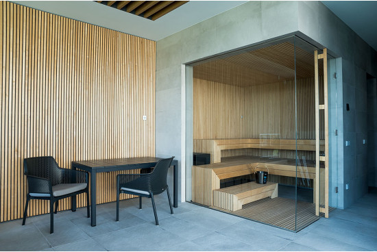 Sauna with steam function, Svajonių krantas, Slengiai - Other projects