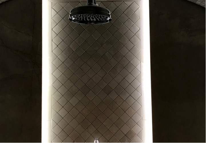 Steam sauna - shower