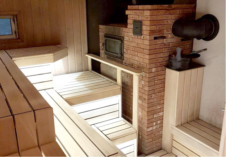 Renovation of steam room in "Vyšnių dvaras"