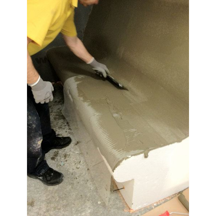 Grind for polystyrene foam reinforcement