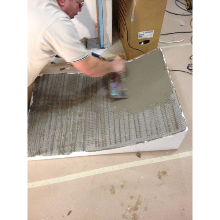 Grind for polystyrene foam reinforcement