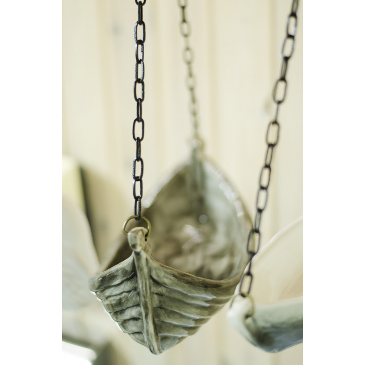 Ceramic container for scents - Viking boat