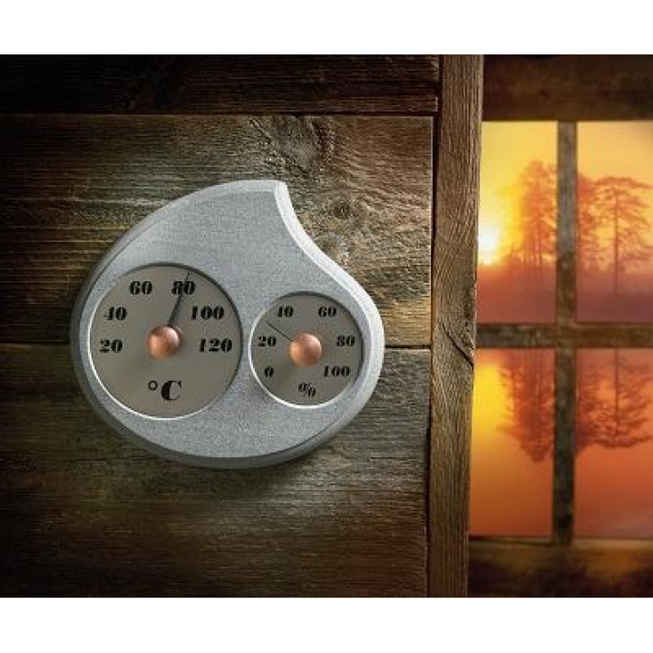Sauna thermometer and hygrometer - HUKKA Maininki