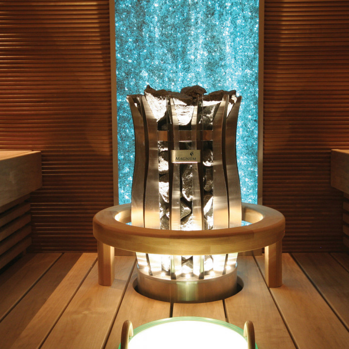 Electric sauna stove - MAGNUM LITE BOWL with lighting