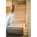 Relaxation bunk for sauna, linden. - 2