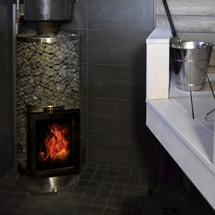 Wood-burning sauna stove - IKI KIVI JR