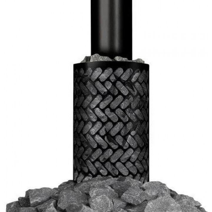 NARVI stone cage, black