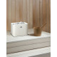 Electric sauna heater TULIKIVI KUURA 2, white, with control panel