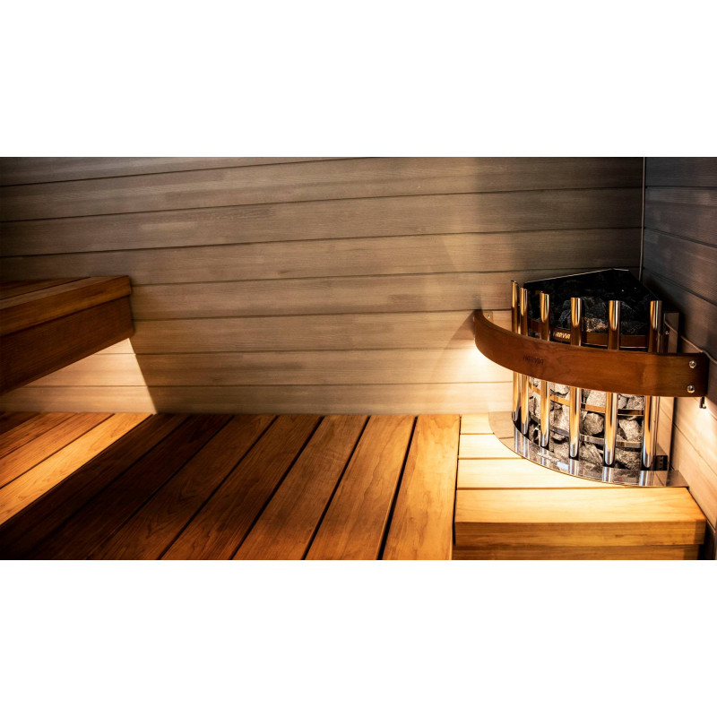 Safety illuminated railing HTRC3L - for HARVIA Glow Corner heater