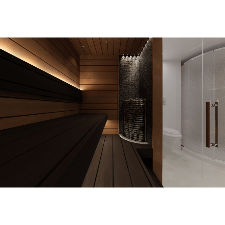Decorative wall stones GS-DUNE, black