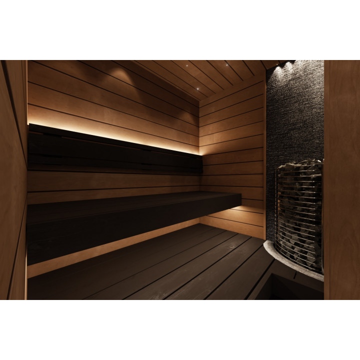 Decorative wall stones GS-DUNE, black