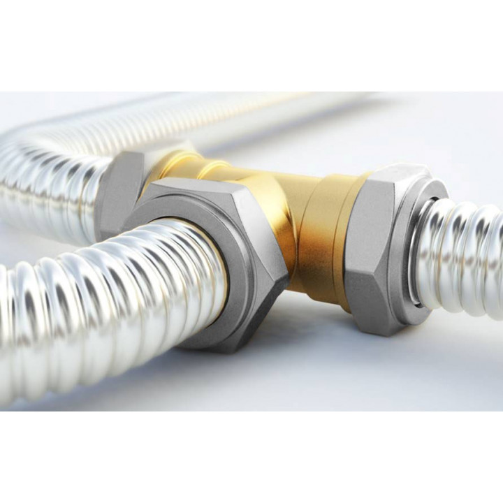 Sauflex galvanized stainless steel pipe for steam